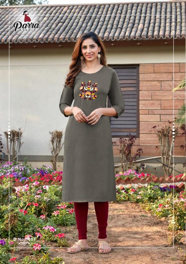 Parra Kasturi 1 Fancy Embroidery Kurti